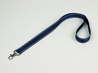 即納デザインストラップ(20mm)ステッチネイビー